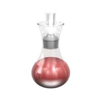 Bouteille d'huile vide moderne finition verre transparent avec couvercle Bouteille d'huile vide moderne finition verre transparent avec couvercle