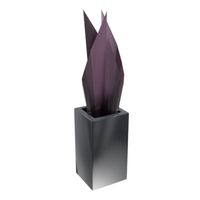 Vase avec plante finition noir Vase avec plante finition noir