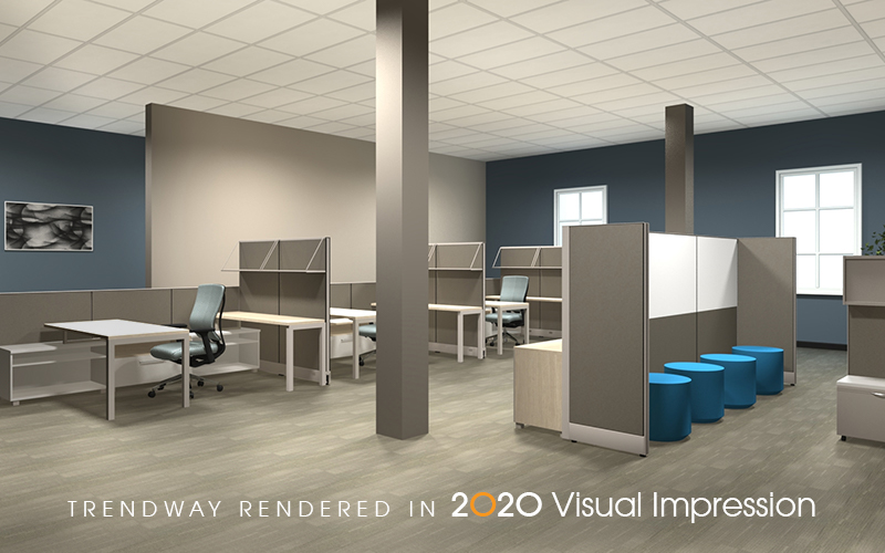 Sneak Peek of Trendway's new line at the 2020 booth at NeoCon 2016!