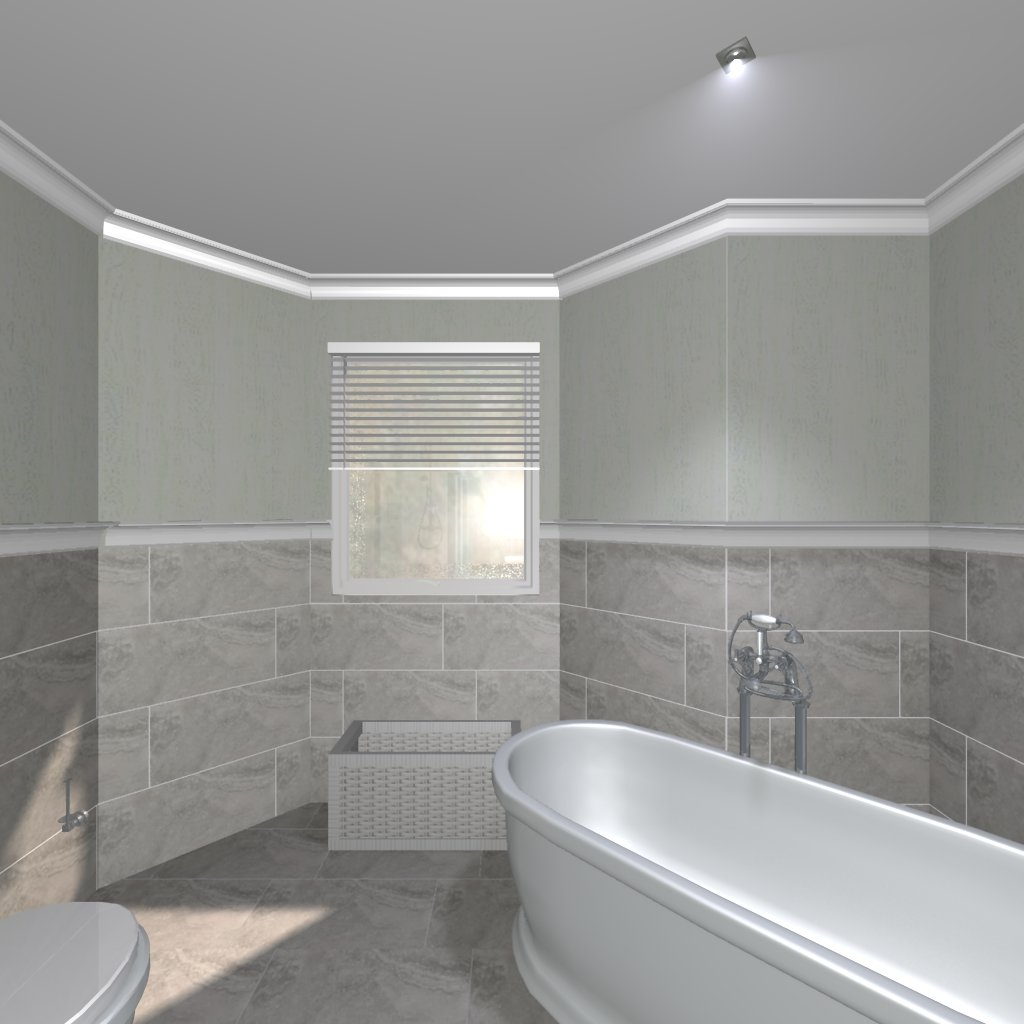 The Bathroom panorama created by 2020 with Tubs and Tiles