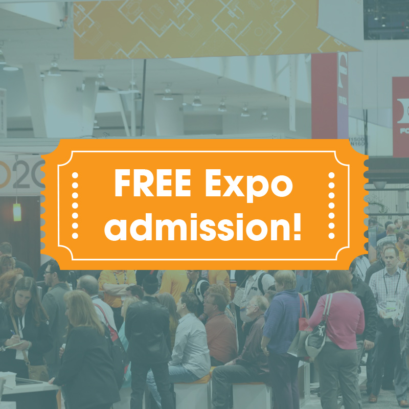 FREE Expo admission!