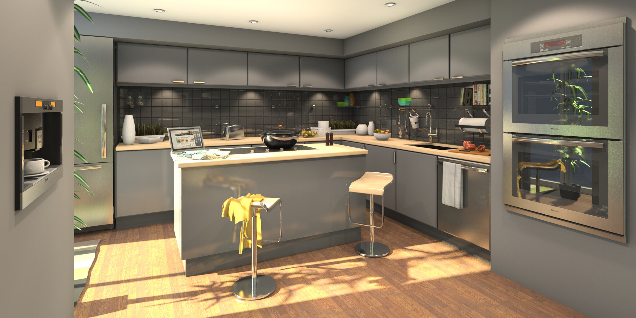 2020 Ideal Spaces Kitchen Rendering