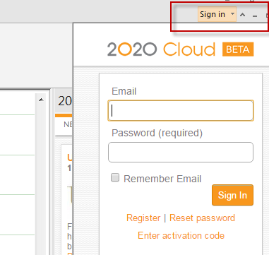 2020 Cloud Login