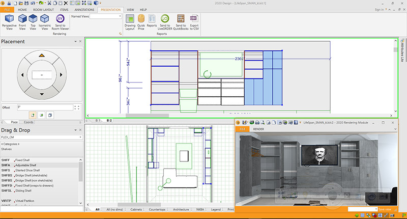 Closets Interface