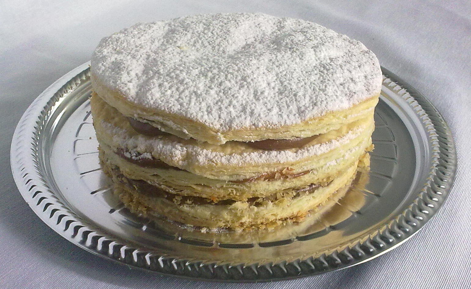 Torta Hojaldre De Dulce de Leche