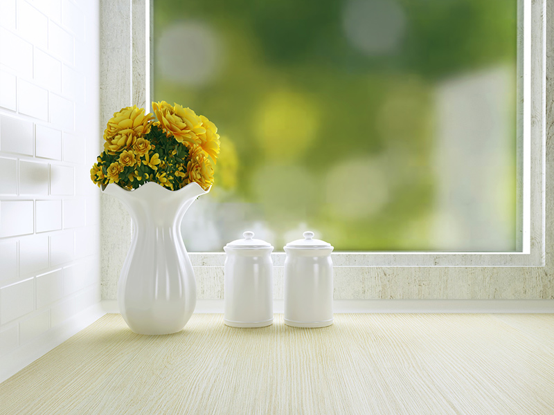 Accessoires de cuisines et de salles de bains : vases de fleurs