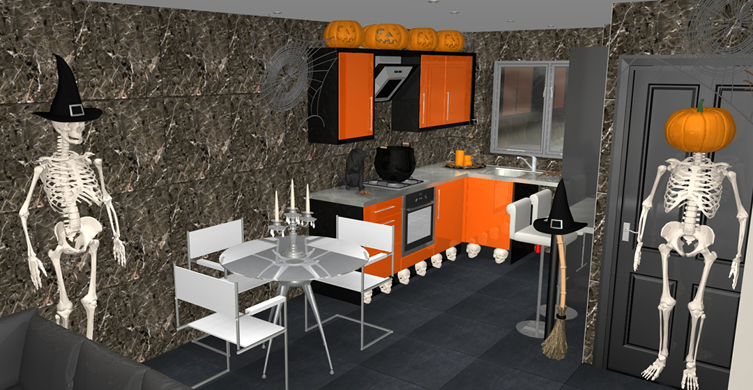 Halloween Party Kitchen Design