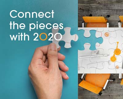 Connect the pieces with 2020