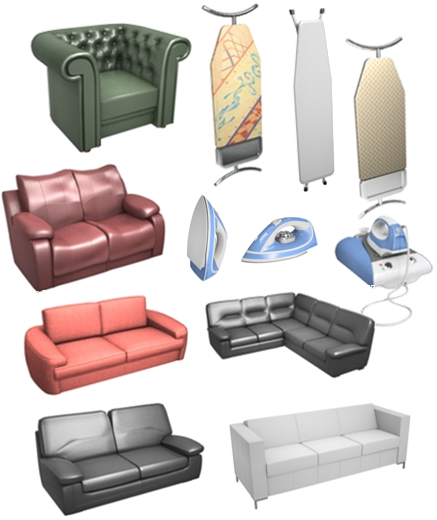 Chairs, Sofas and Laundry Accessories