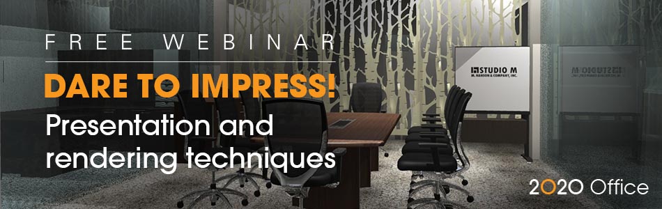Dare to Impress: Presentation and Rendering Technique for Office Designers