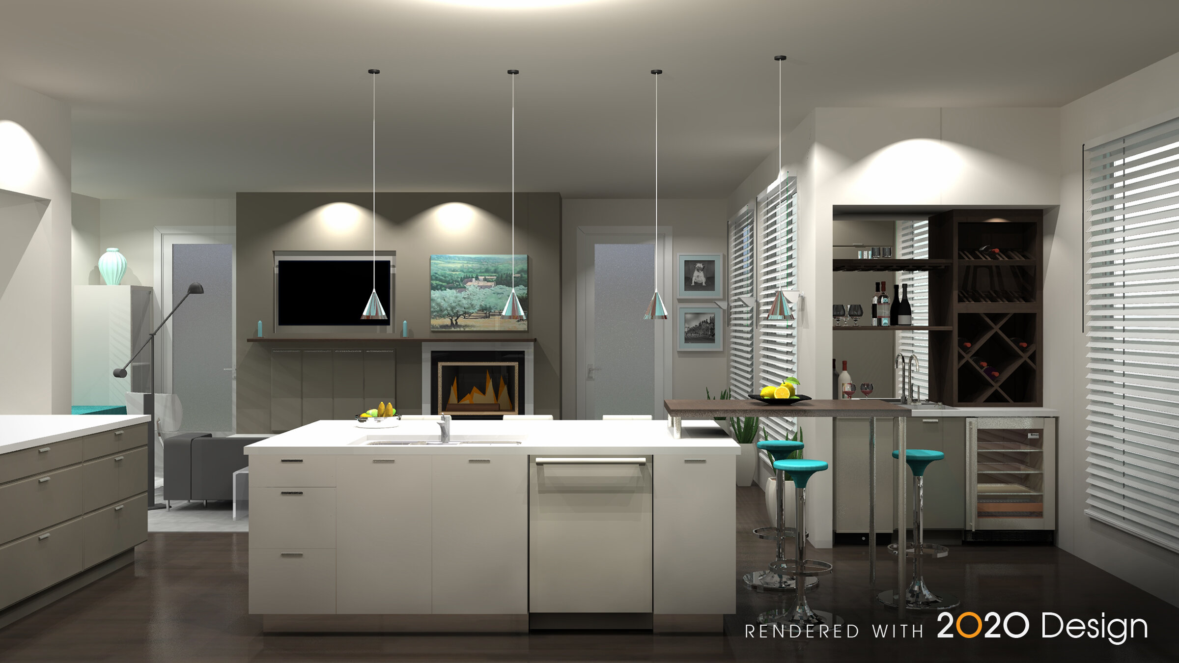 2020 Fusion Kitchen Rendering