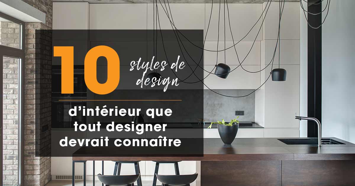 Les 10 styles de décoration intérieure les plus populaires