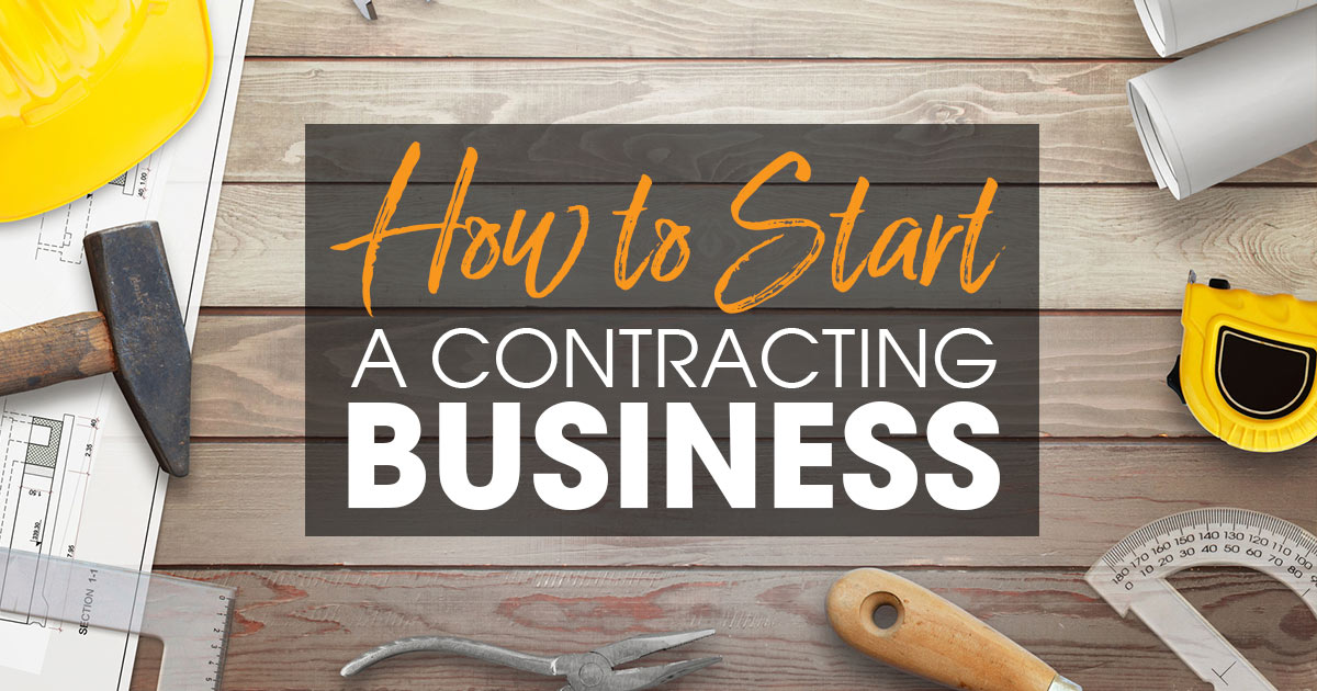 How to start a contracting business