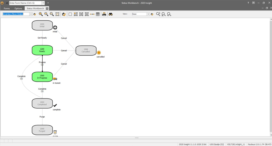 Action processing engine