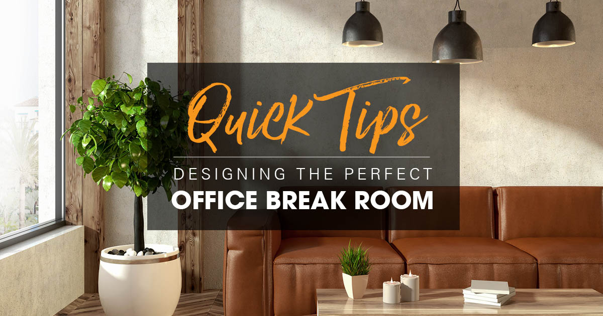 Tips on designing the perfect office break room