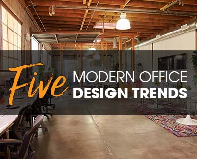 Five modern office design trends