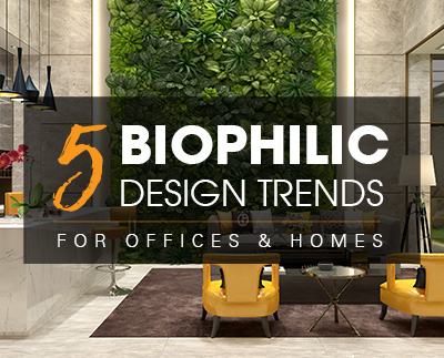 5 Biophilic Design Trends – Bringing Nature into Offices and Homes