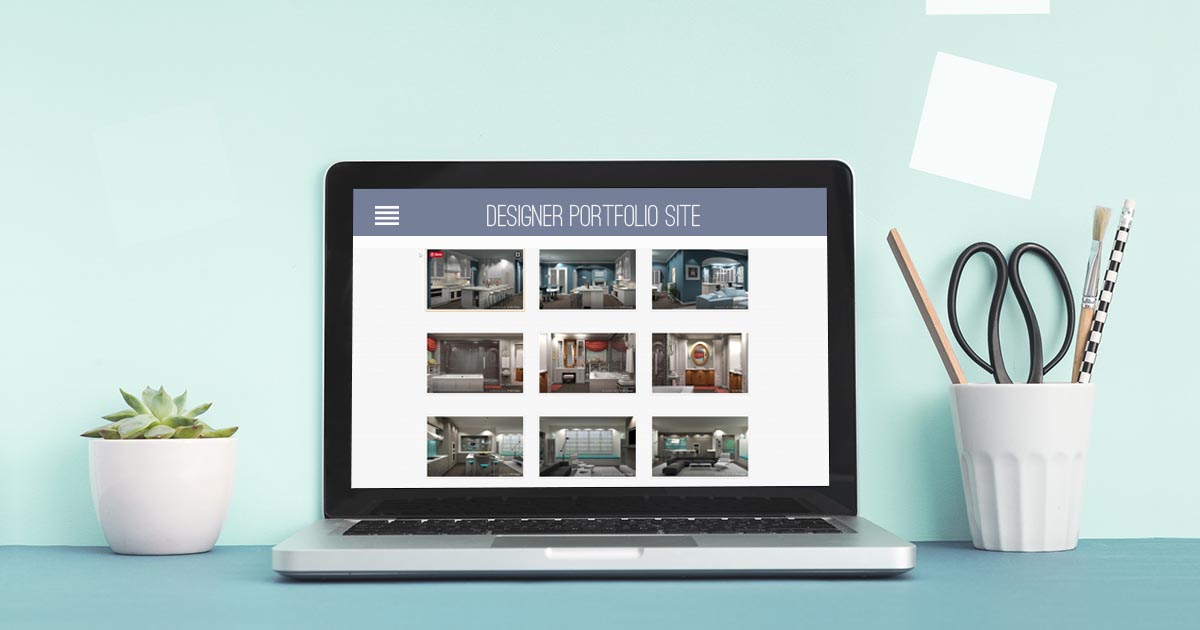 Digital interior designer portfolios
