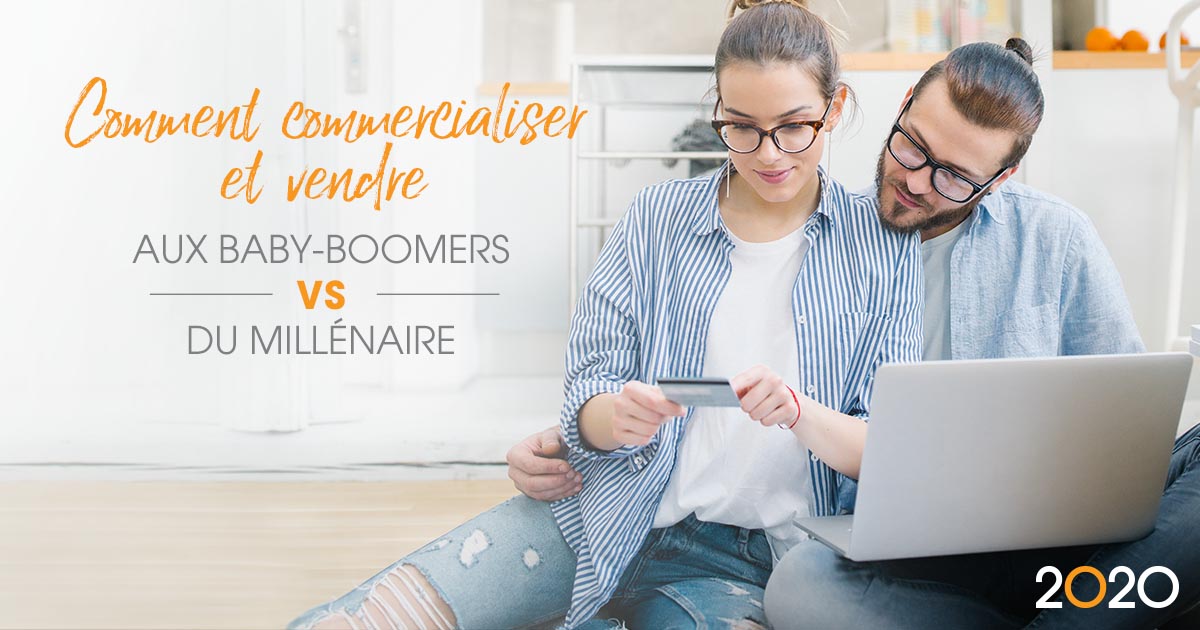 Commercialiser et vendre : millénariaux et baby-boomers