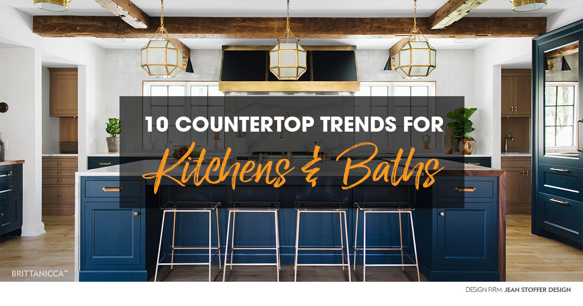 Countertop Trends for Kitchens and Bathrooms