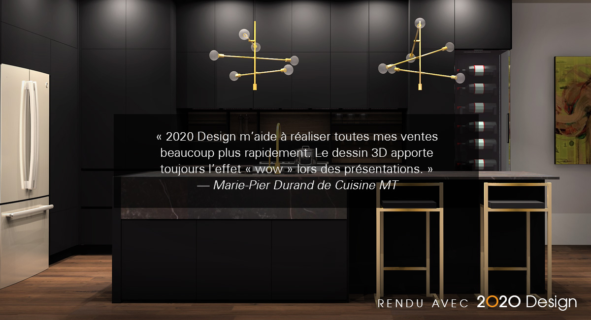 Spotlight client 2020 Design: Marie-Pier Durand de Cuisine MT
