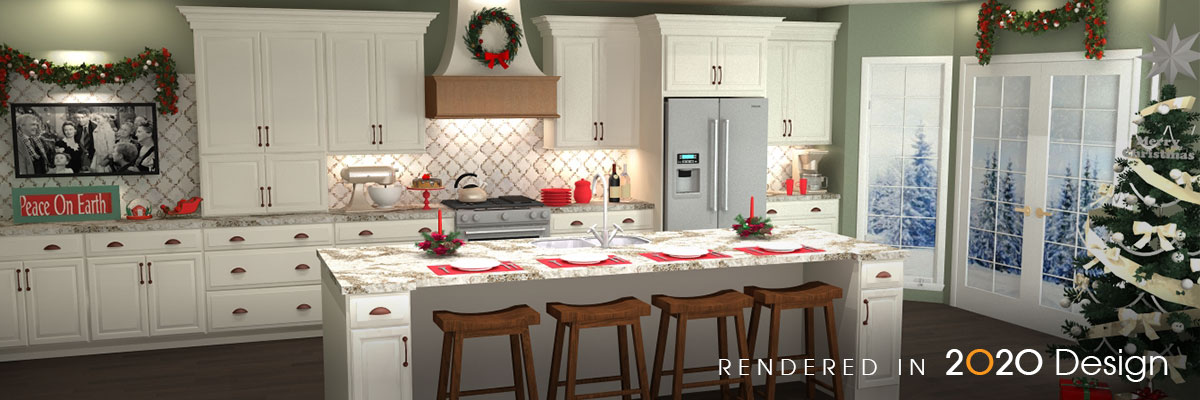 The Kitchen rendered in 2020 Design