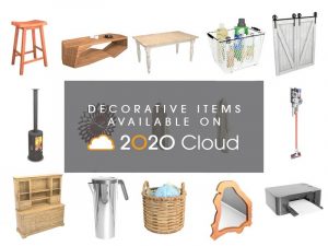 Decorative items on 2020 Cloud