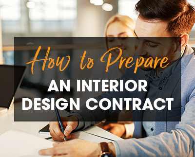 Interior design contract