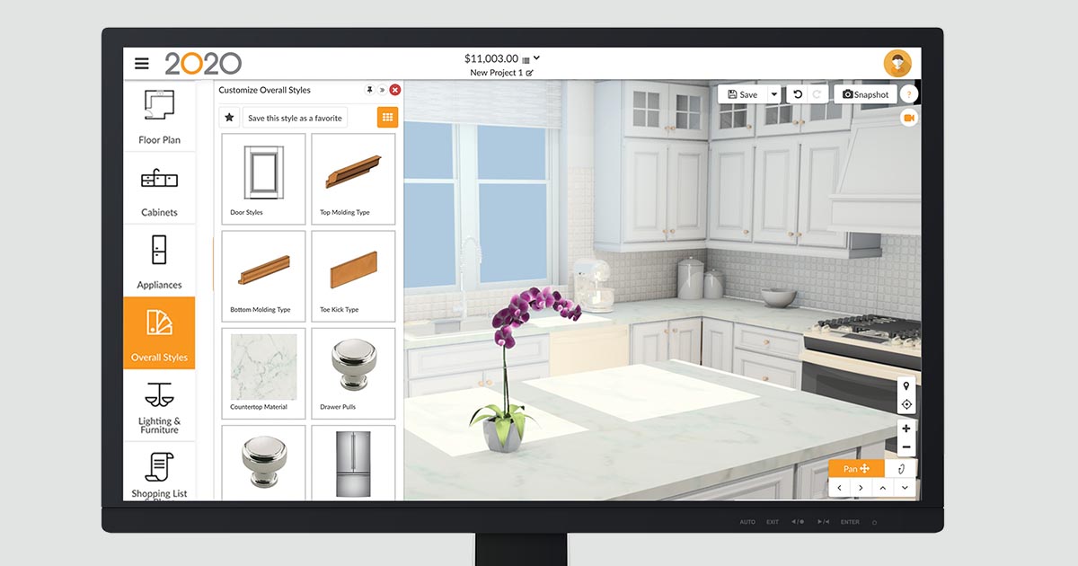 Webbasierte Technologie / 3D Planungssoftware für den Einzelhandel