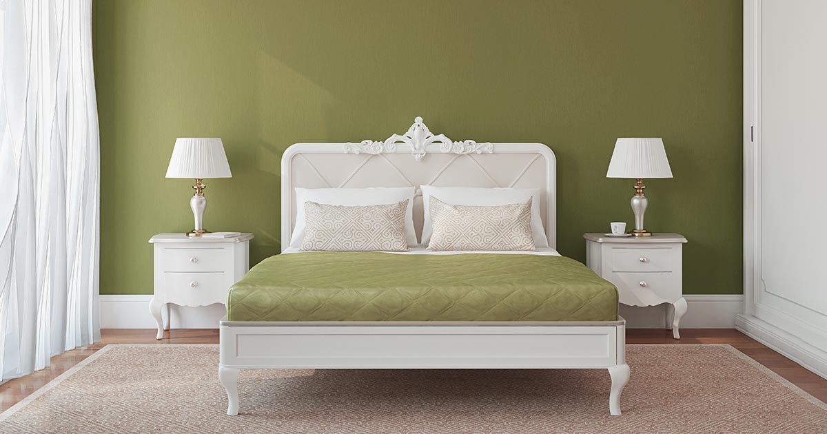 Olive green room color