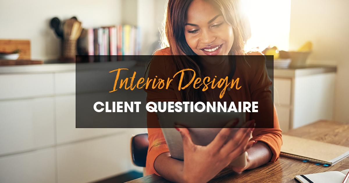 Interior design client questionnaire