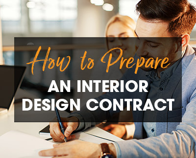 How to prepare an interior design contract