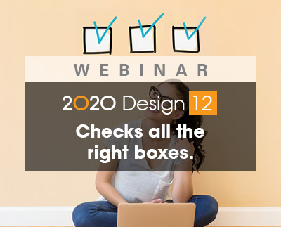 Webinar: Learn all about 2020 Design v12 