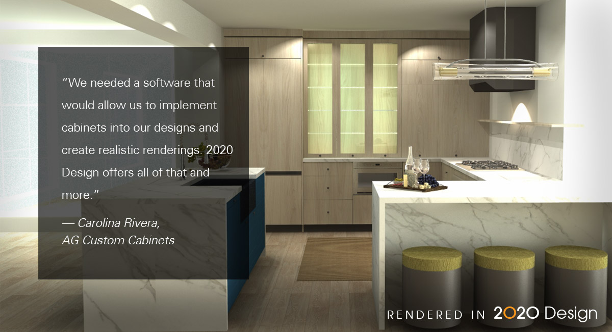 2020 Design Customer Spotlight – Carolina Rivera from AG Custom Cabinets