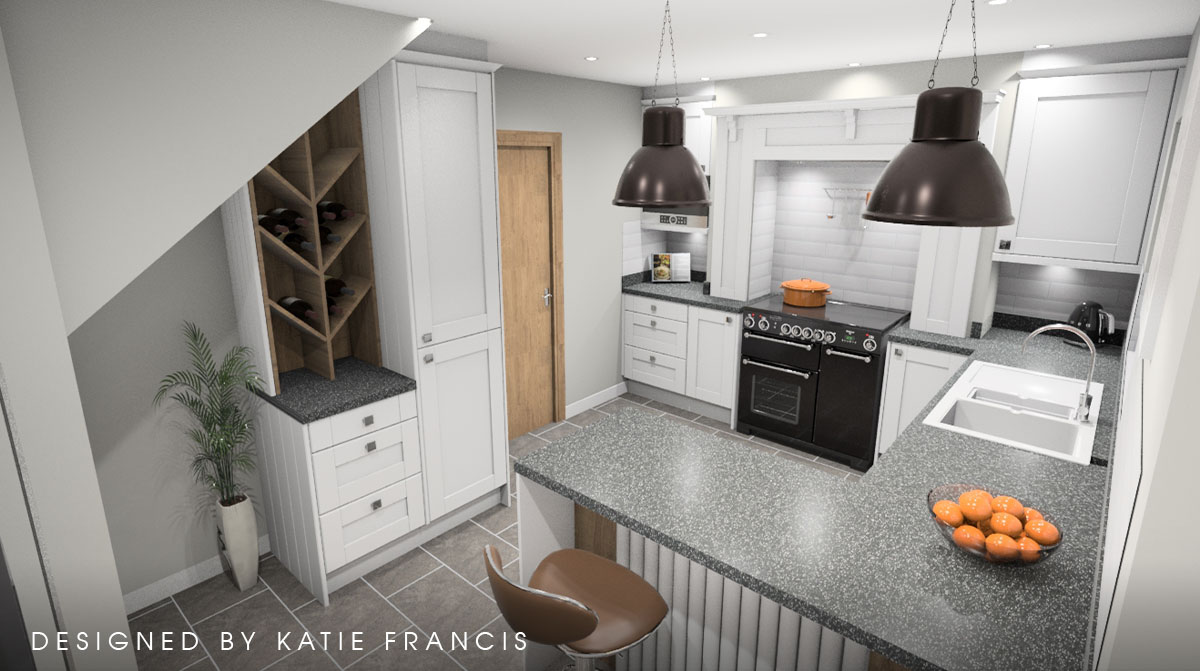 The kitchen designed by Katie Francis