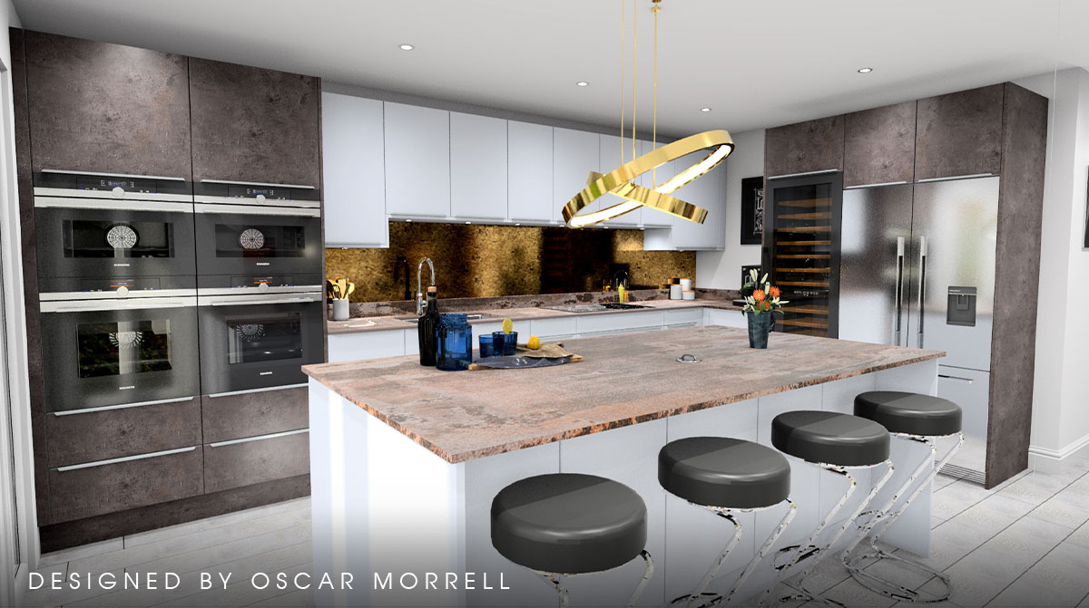 The kitchen designed by Oscar Morrell