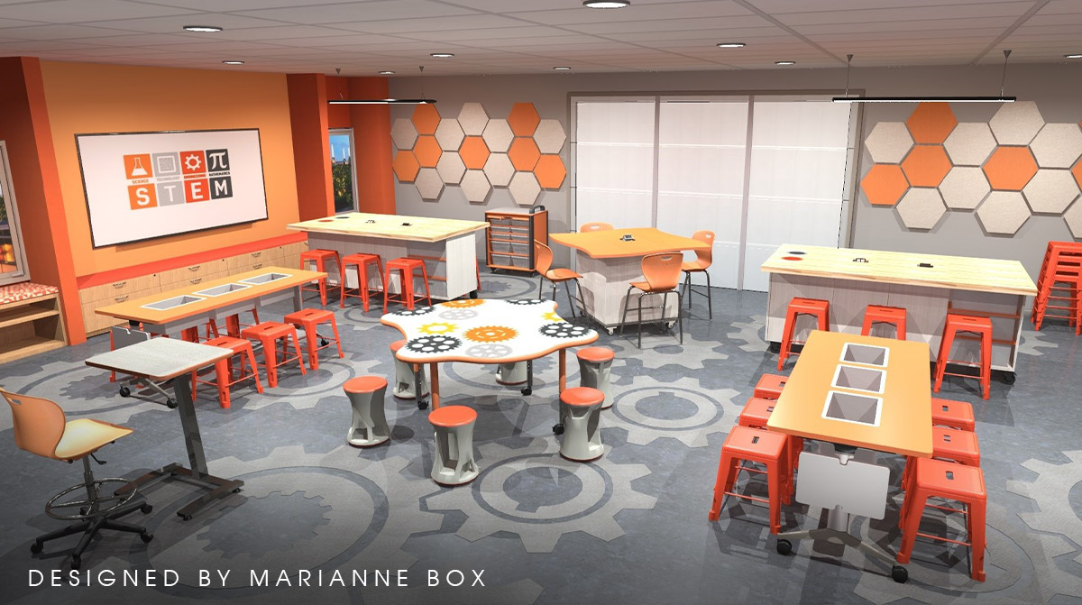 Educational Space designed by Marianne Box
