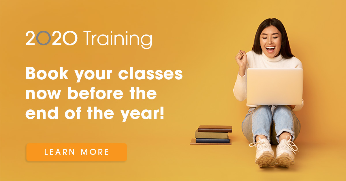2020 Training: Book your classes now!