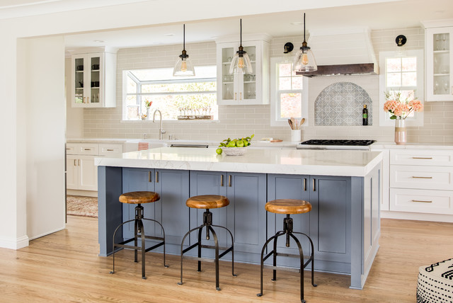 Kitchen island storage