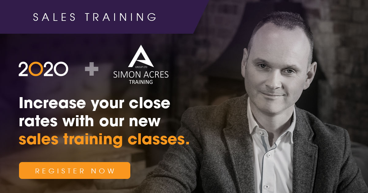 Online sales training classes with Simon Acres Group