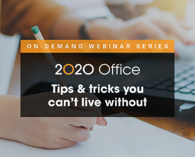 2020 Office Tip Series