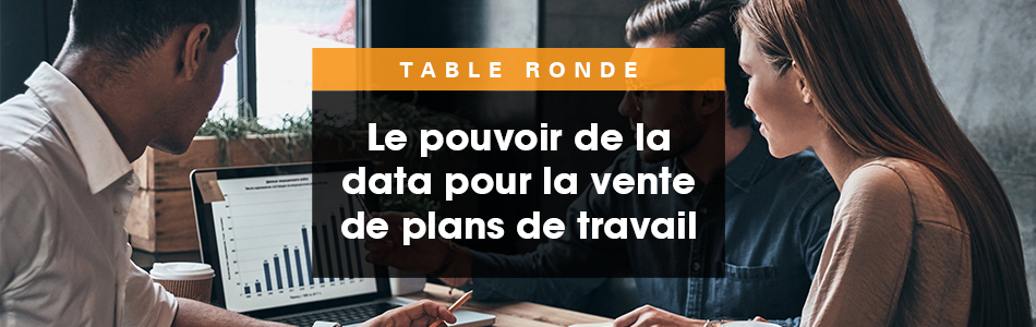 Le pouvoir de la data pour la vente de plans de travail