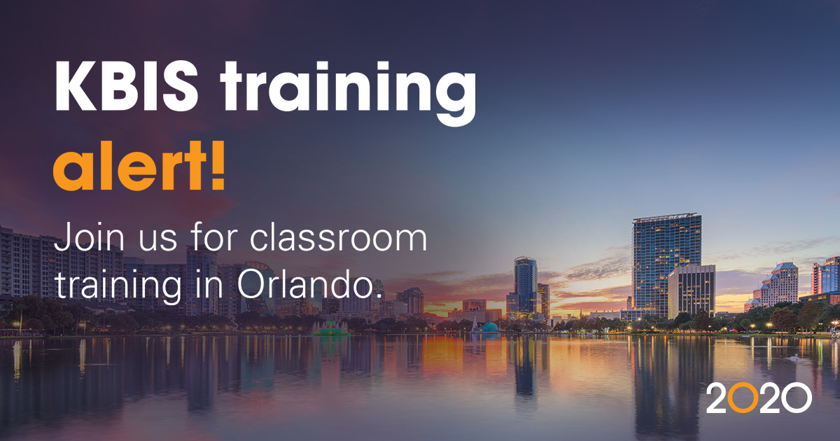 KBIS 2020 Training Alert﻿
