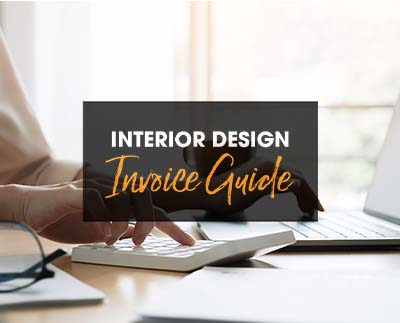 Interior design invoice