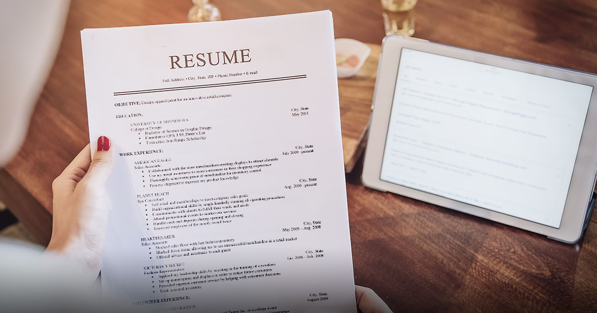 Interior design resume template & guide