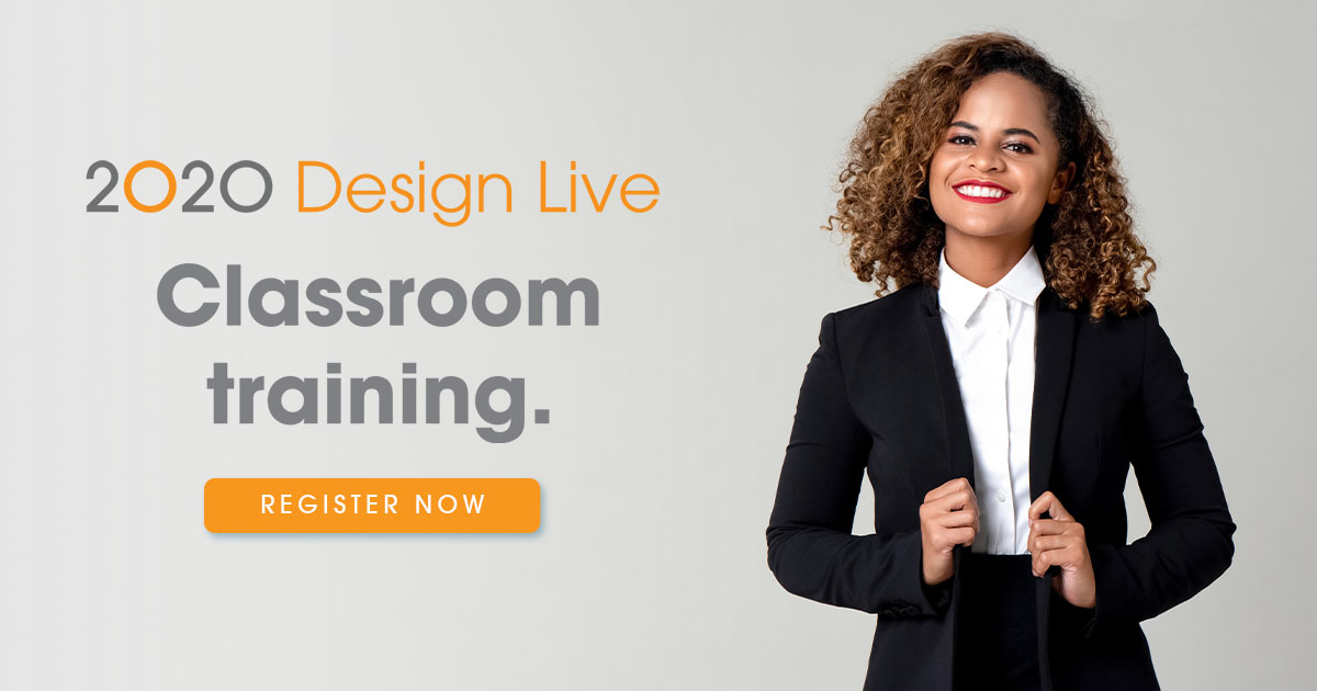 2020 Design Live Classroom Training