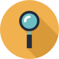 Magnifying glass icon