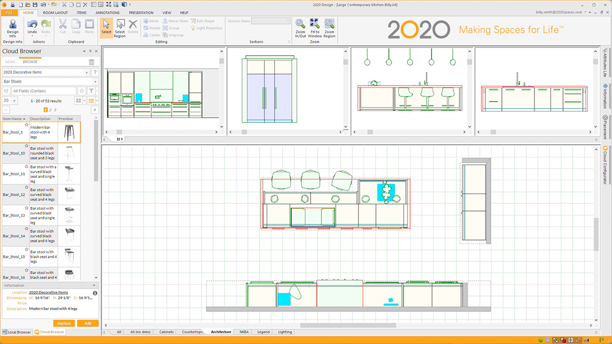 Features | 2020 Design Live | Bathroom & Kitchen Design Software