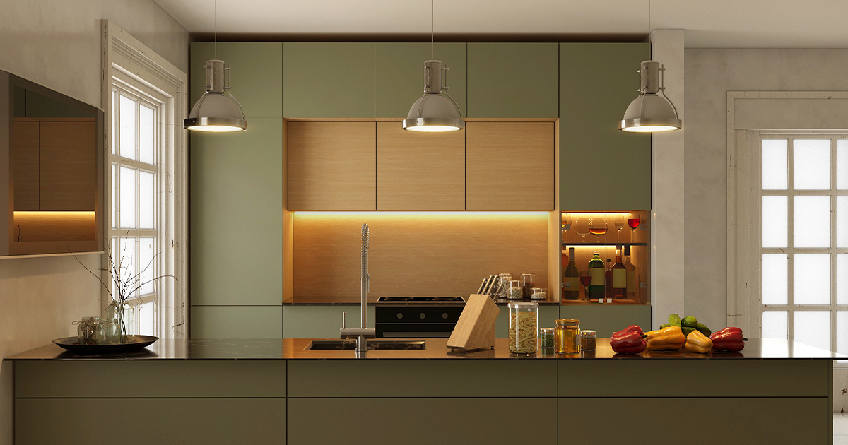 Earth Tones Kitchen