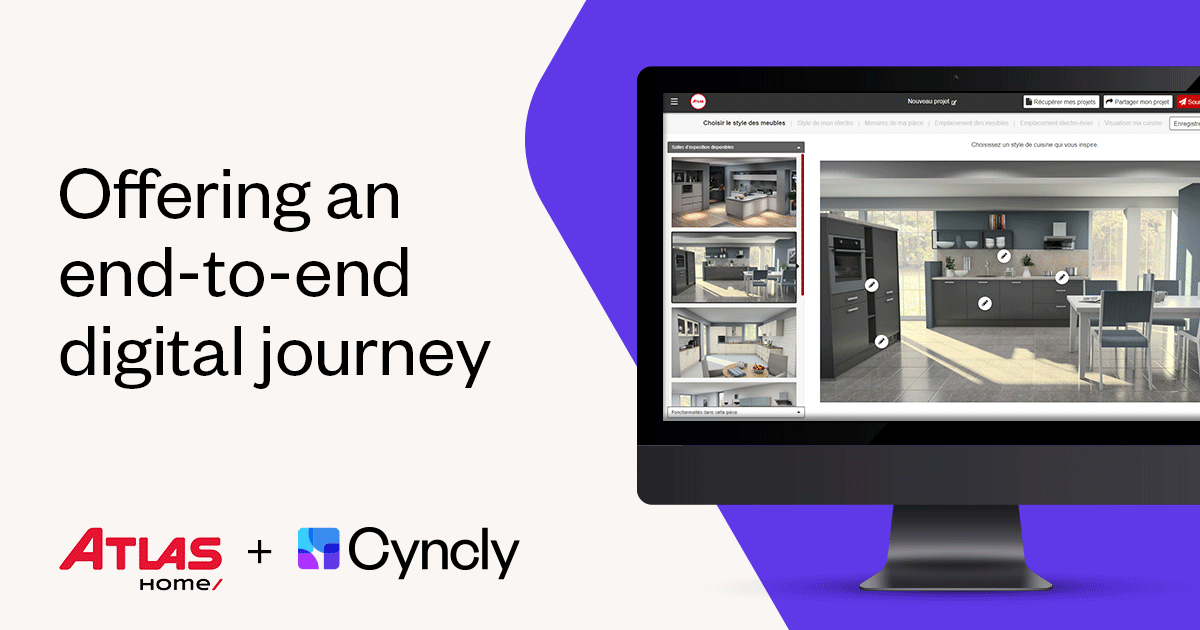 Atlas Home has chosen Cyncly's solutions for digital journey